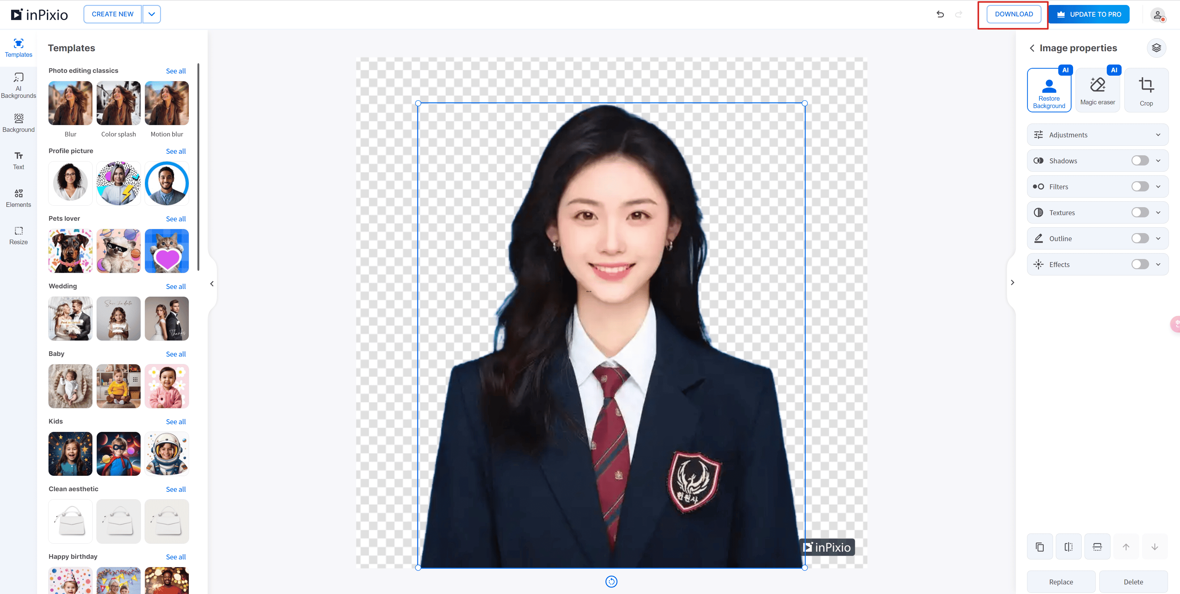 证件照片一键生成免费